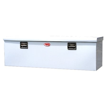 Rki SINGLE LID STEEL CHEST BOX WHT F/8FT BEDS M60-1NM